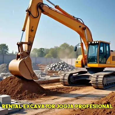 rental excavator jogja profesional